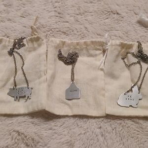 Vegan Necklaces Set of 3